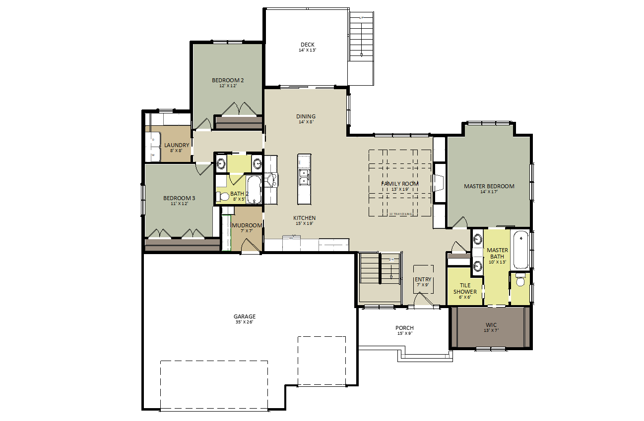 Baltimore First Floor Floor Plan